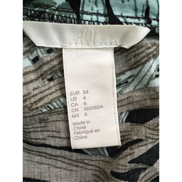 H&M Floral Maxi Dress Summer Flowy Beach Party Dress size 4 - Picture 7 of 8